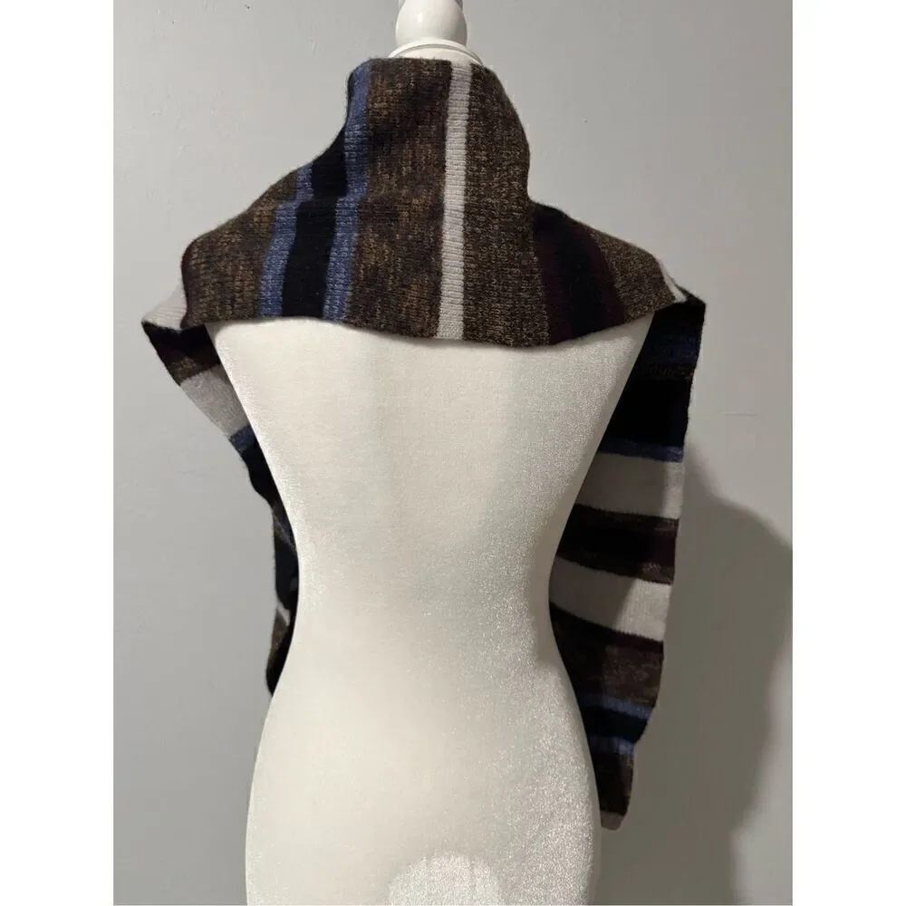H&M multicolor lambswool blend scarf